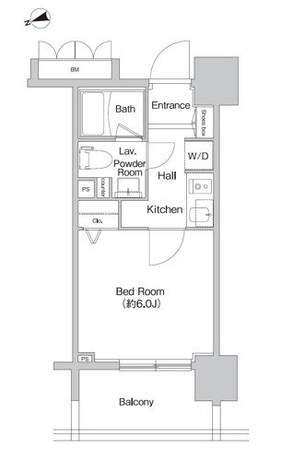 プライムアーバン神楽坂の物件間取画像